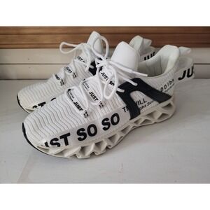 Men's JUST SO SO Sports Running Tennis Shoes Fashion Off White Size 39 (6.5)